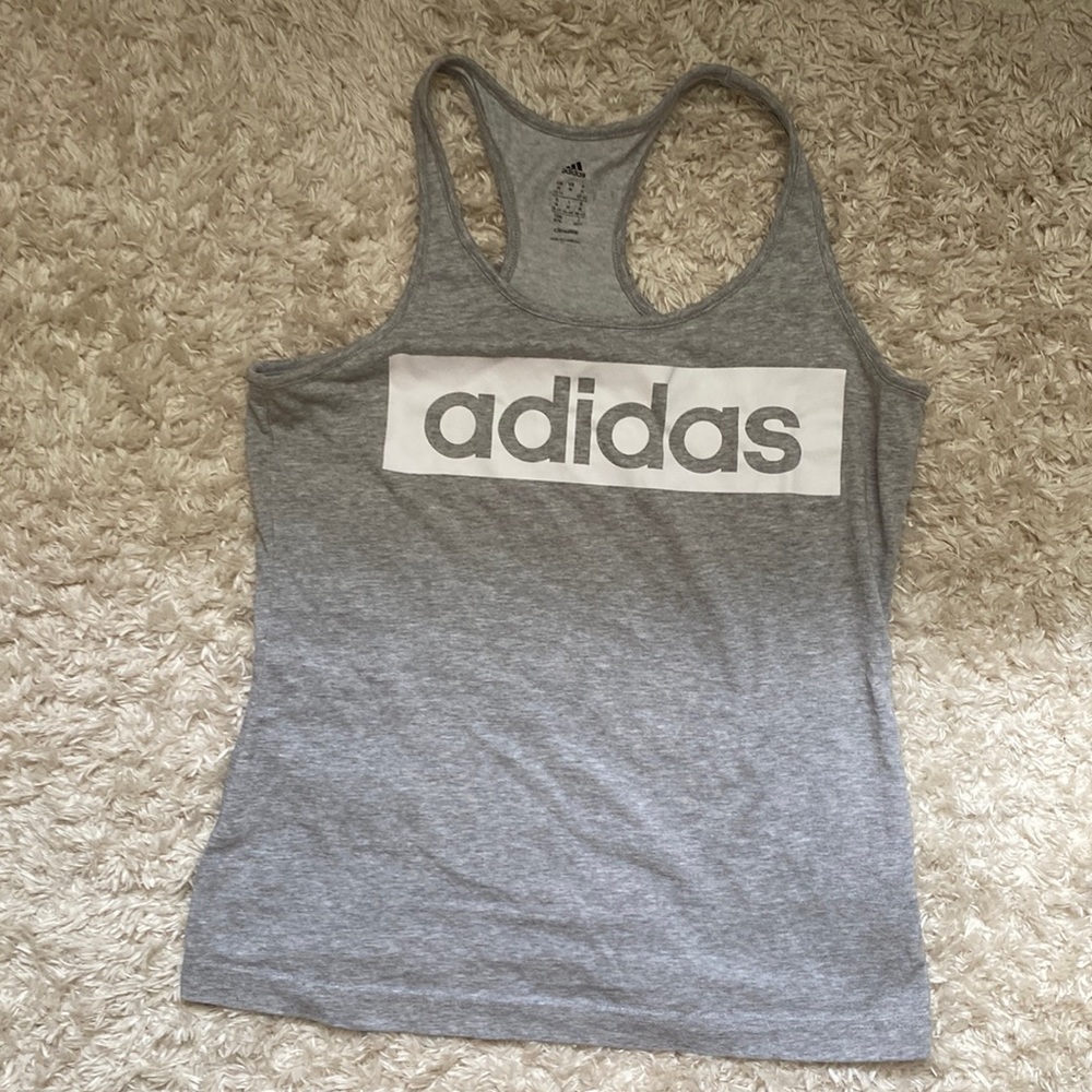 Heather grey Adidas tank top